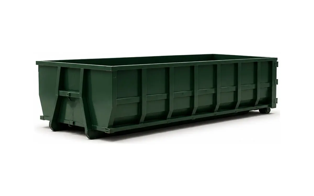 Grande benne de location ampliroll verte